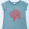 T-SHIRT FEMME  CORAIL