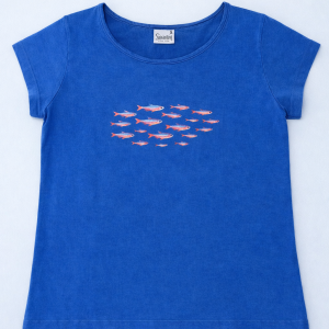CAMISETA MUJER PECES
