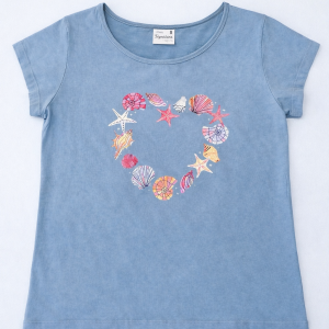 CAMISETA MUJER CARACOLAS