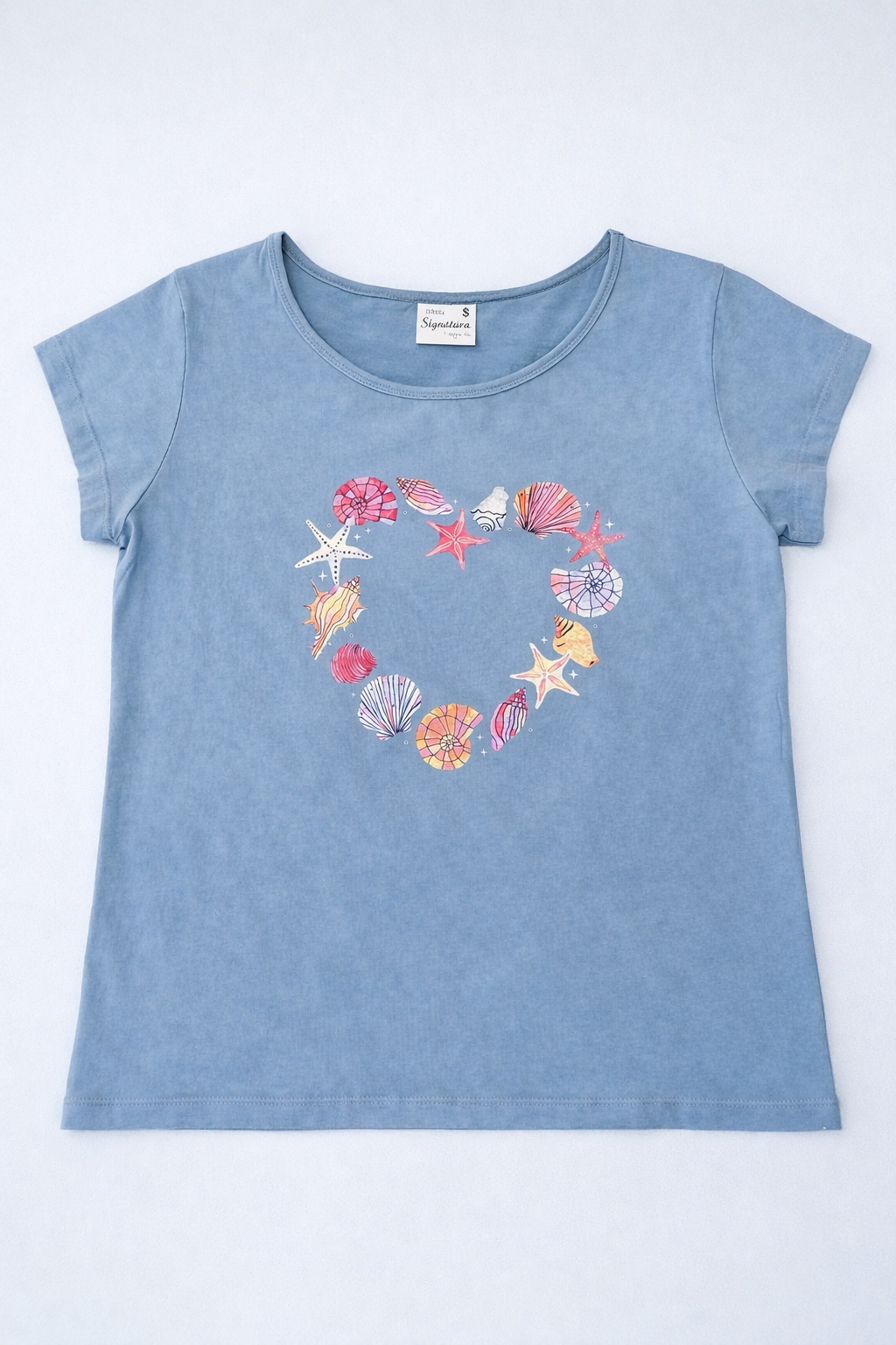 CAMISETA MUJER CARACOLAS