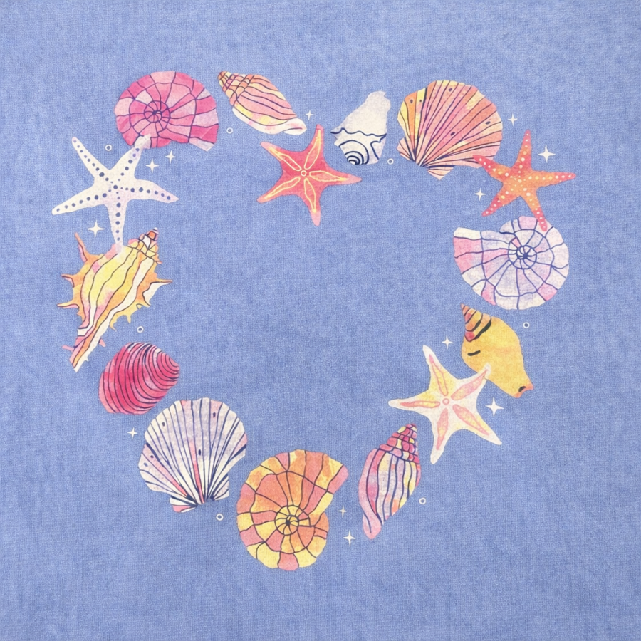 T-SHIRT FEMME COUQUILLES