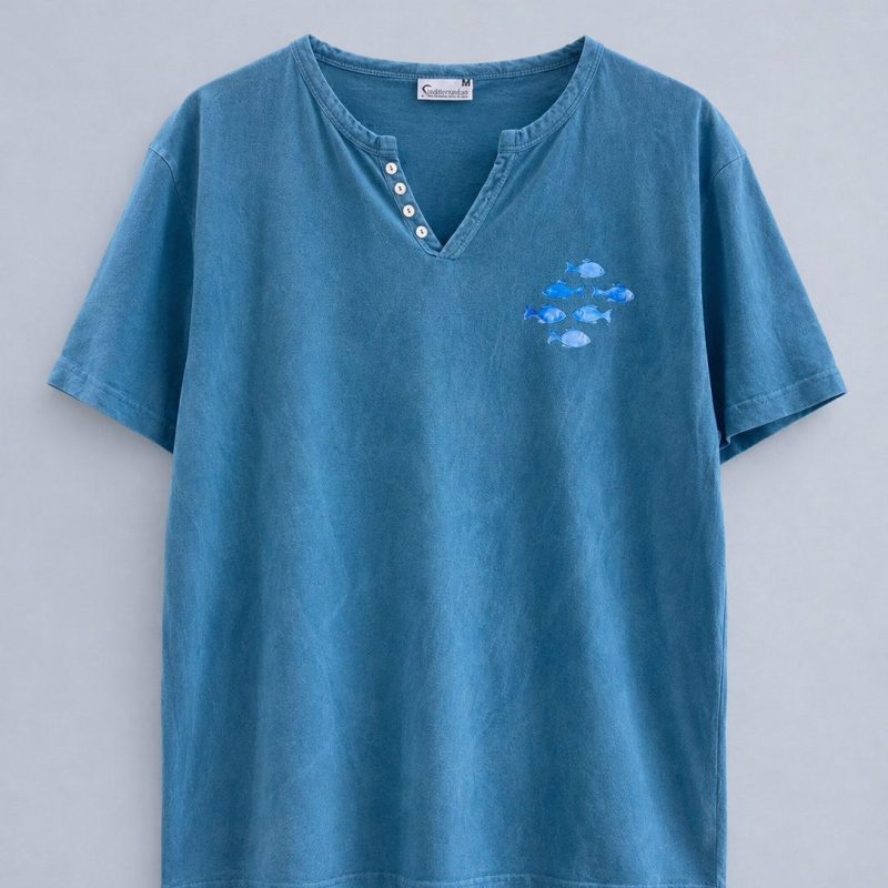 T-SHIRT BUTTONS BOAT